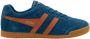 Gola Harrier Suede Sneakers blauw - Thumbnail 2