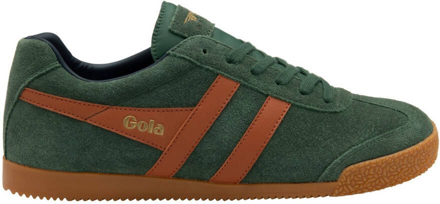 Gola Harrier Suede Sneakers groen bruin