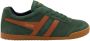 Gola Harrier Suede Sneakers groen bruin - Thumbnail 1