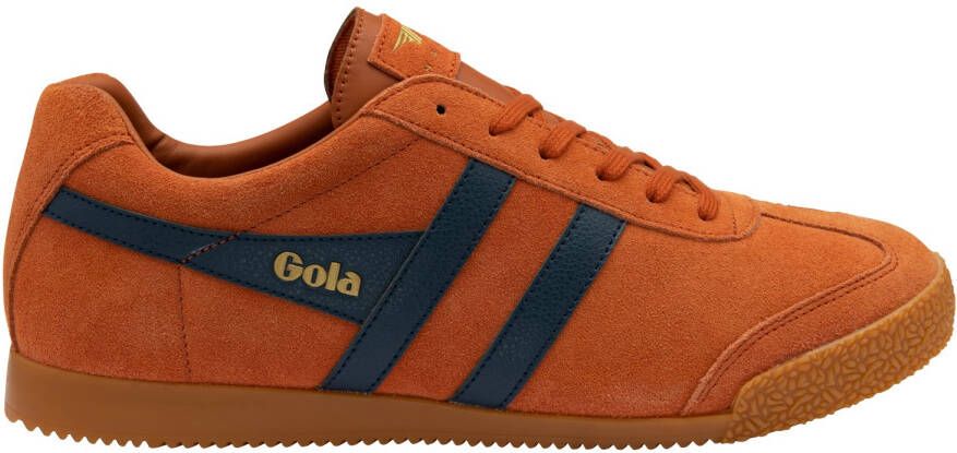 Gola Harrier Suede Sneakers rood bruin