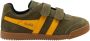 Gola Kid's Harrier VC Sneakers maat 11K bruin olijfgroen - Thumbnail 1