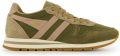 Gola Women's Daytona Chute Sneakers beige olijfgroen - Groen
