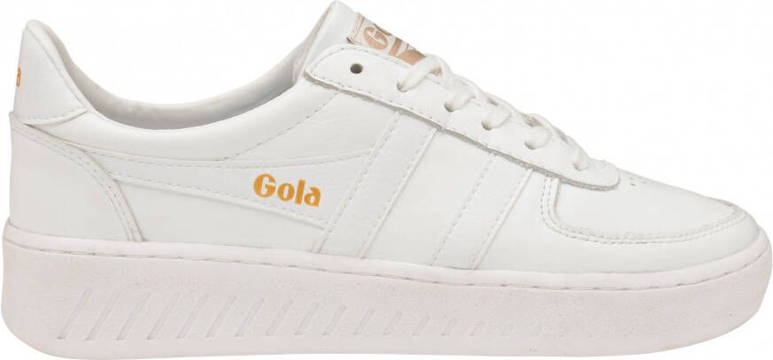 Gola Women's Grandslam Leather Sneakers wit grijs