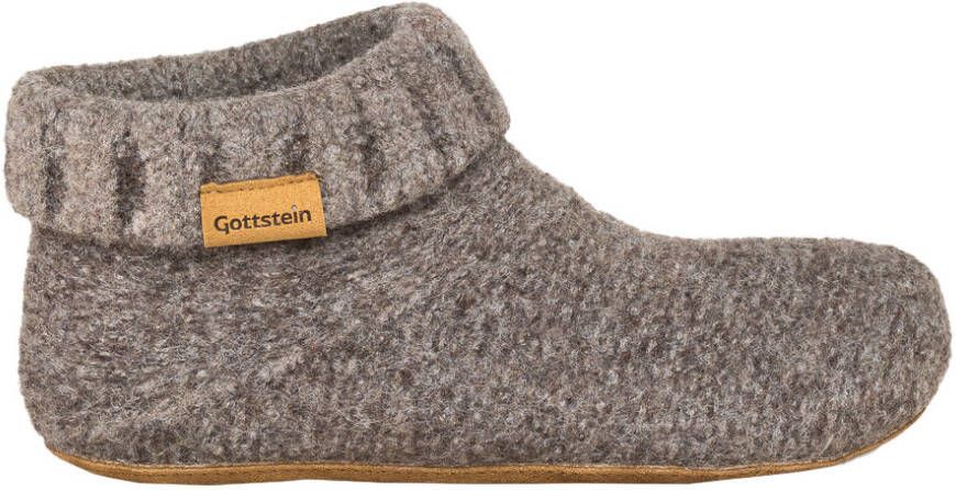 Gottstein Knit Boot LE Pantoffels bruin grijs