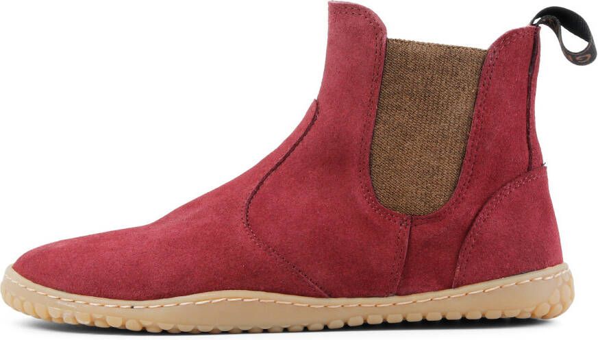 Grand Step Shoes Kim Barefoot Suede Barefootschoenen bordo