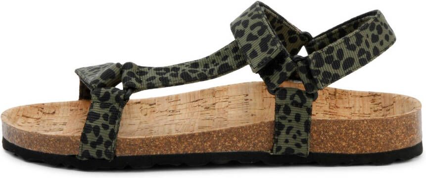 Grand Step Shoes Women's Levi Animal Sandalen bruin