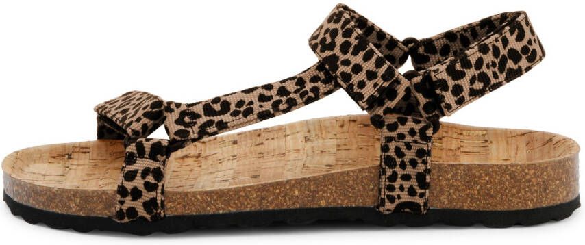 Grand Step Shoes Women's Levi Animal Sandalen bruin
