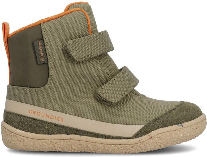 Groundies Kid's Ottawa Barefootschoenen olijfgroen