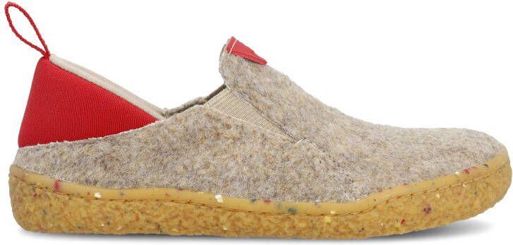 Groundies Kid's Uppsala Barefootschoenen taupe rood