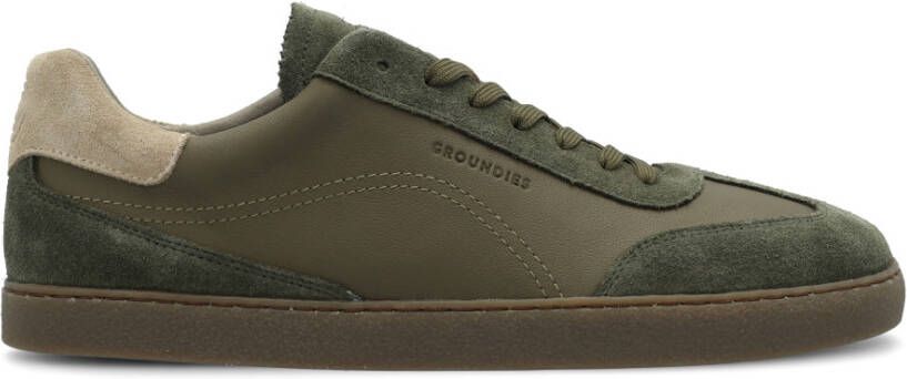 Groundies Panama Barefootschoenen olijfgroen bruin