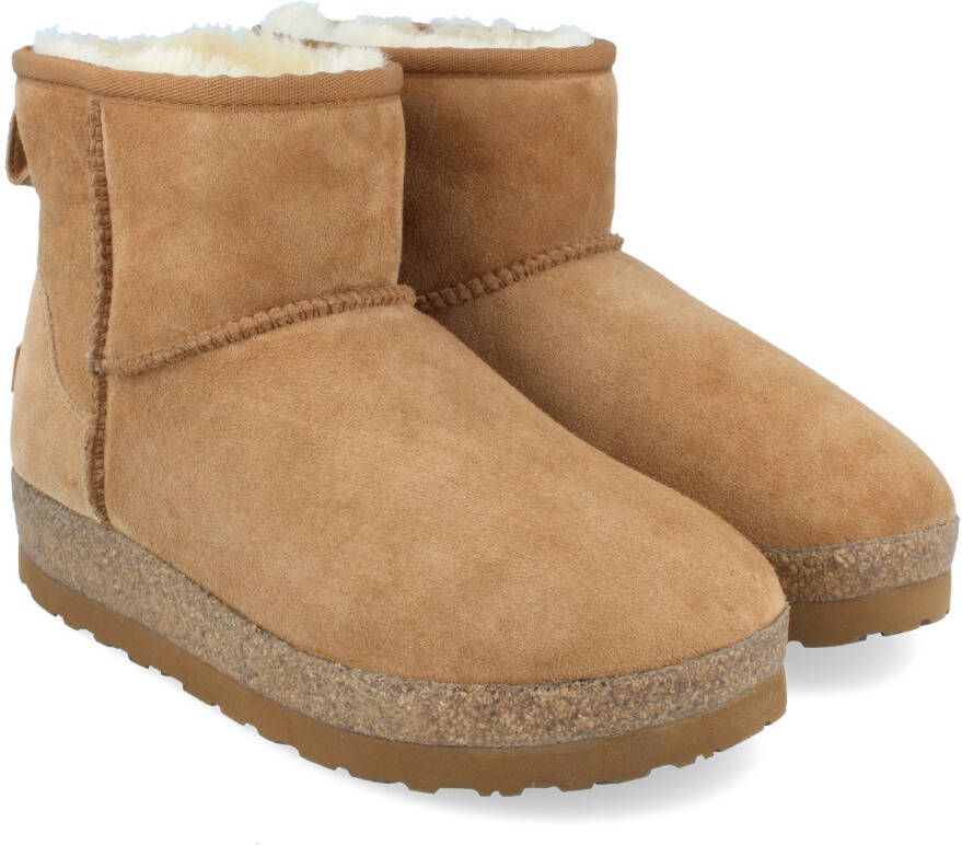 Haflinger Aino Pantoffels beige bruin
