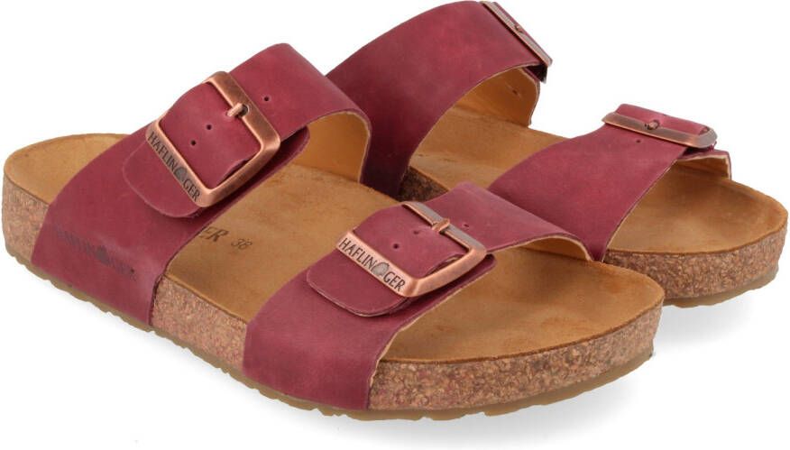 Haflinger Andrea Sandalen bruin rood