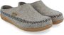 Haflinger Blizzard Credo Pantoffels grijs - Thumbnail 1