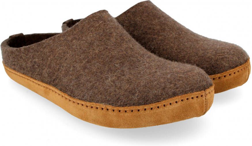 Haflinger Emil's Toffel Pantoffels bruin