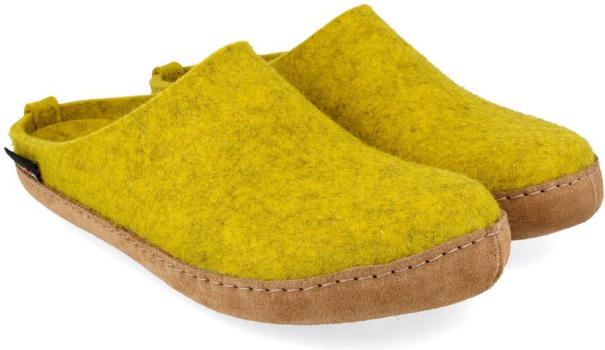 Haflinger Emil's Toffel Pantoffels geel