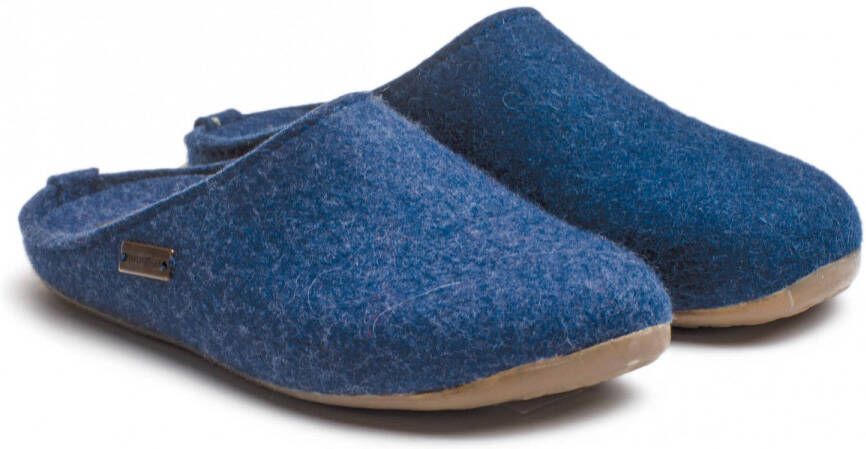 Haflinger Everest Fundus Pantoffels blauw