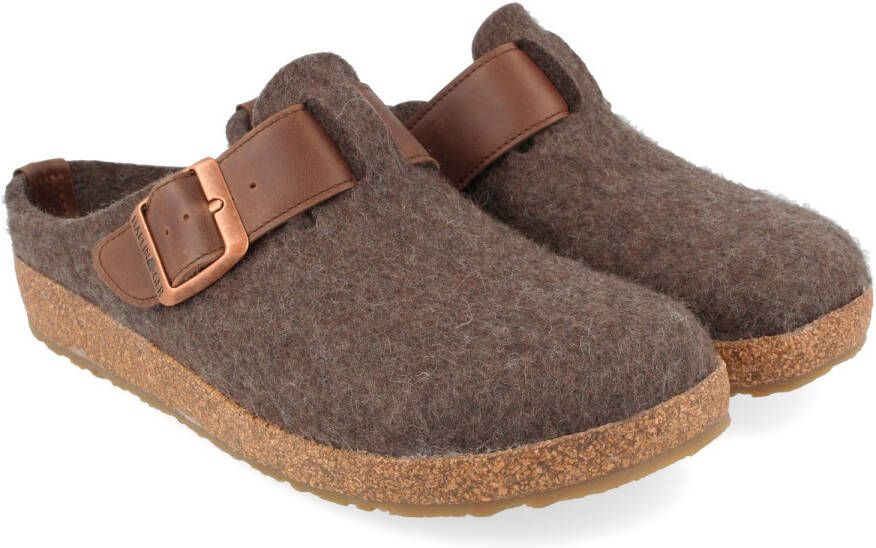 Haflinger Grizzly Chicago Pantoffels bruin