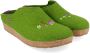 Haflinger Grizzly Gartenglück Pantoffels groen - Thumbnail 2