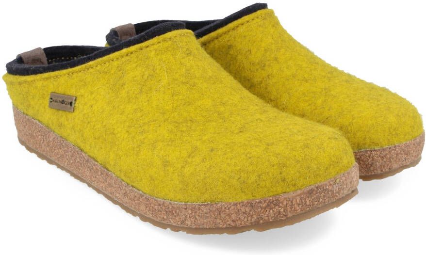 Haflinger Grizzly Kris Pantoffels geel