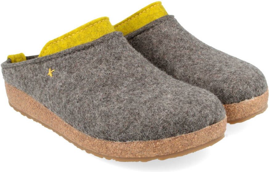 Haflinger Grizzly Speed Pantoffels grijs