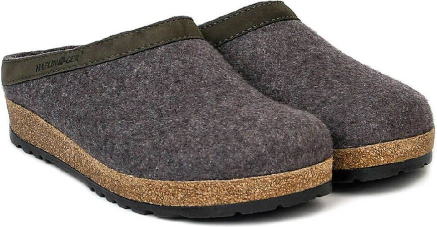 Haflinger Grizzly Torben Antraciet Pantoffel S1 - Foto 4