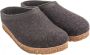 Haflinger Grizzly Torben Pantoffels Pantoffels Graphit - Thumbnail 4