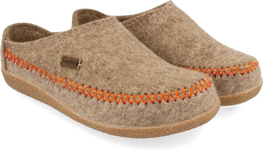 Haflinger Blizzard Credo Pantoffels beige