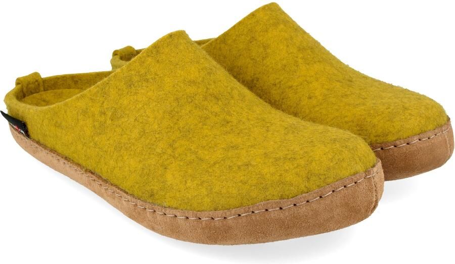 Haflinger Emil's Toffel Pantoffels geel