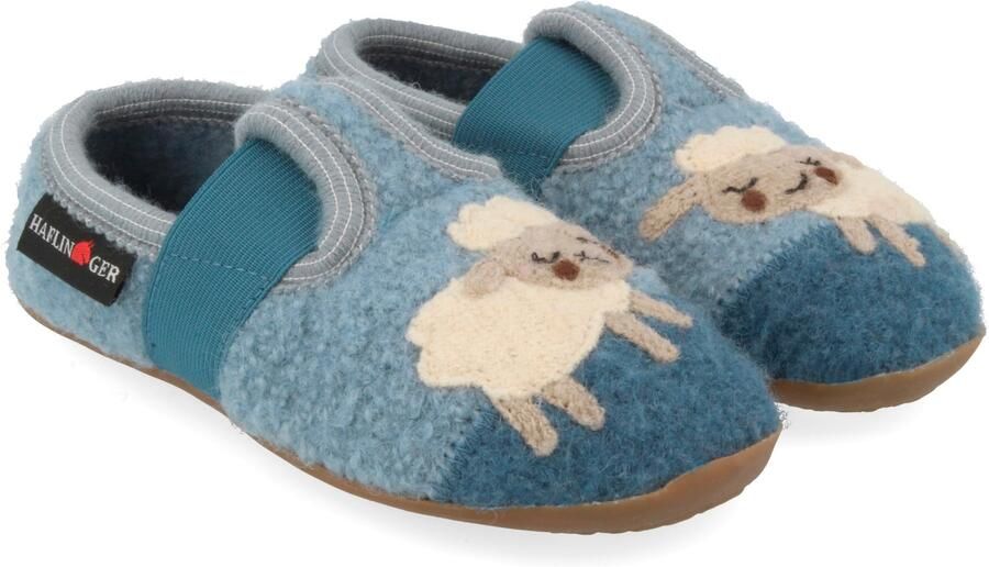 Haflinger Kid's Everest Schnucki Pantoffels grijs
