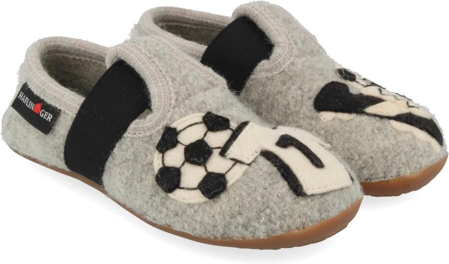 Haflinger Kid's Everest Team Pantoffels grijs