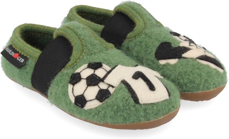 Haflinger Kid's Everest Team Pantoffels groen
