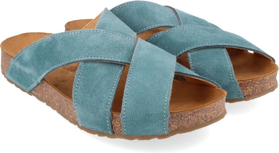 Haflinger Women's Como Sandalen turkoois