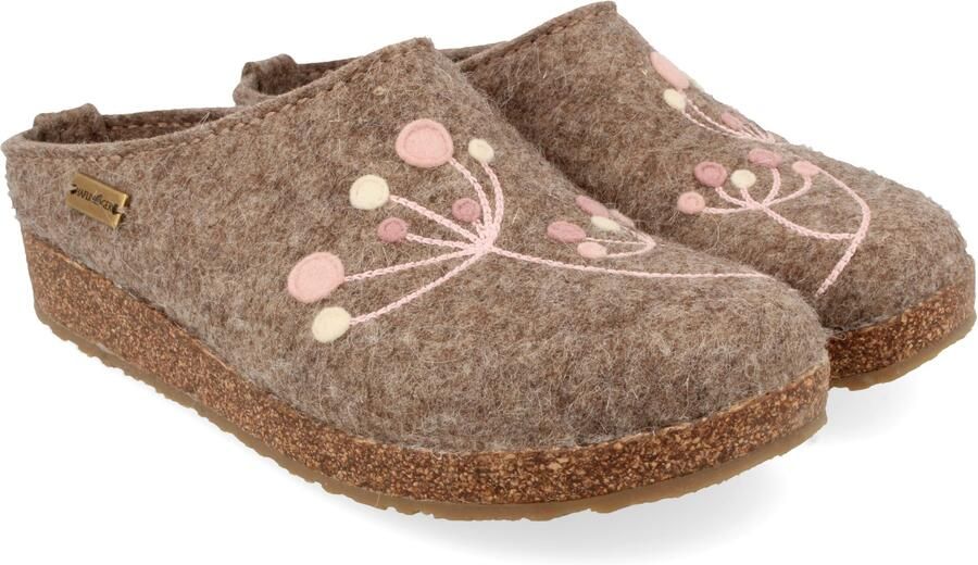 Haflinger Women's Grizzly Amaya Pantoffels bruin