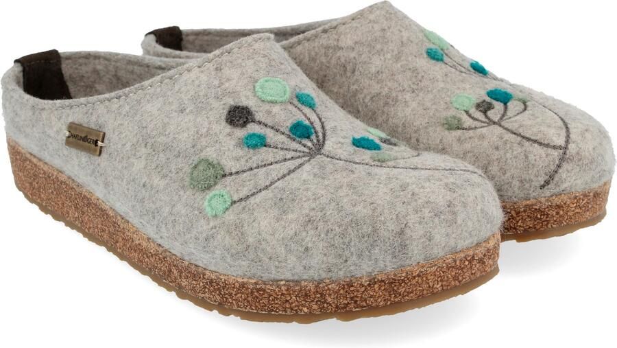 Haflinger Women's Grizzly Amaya Pantoffels grijs - Foto 2
