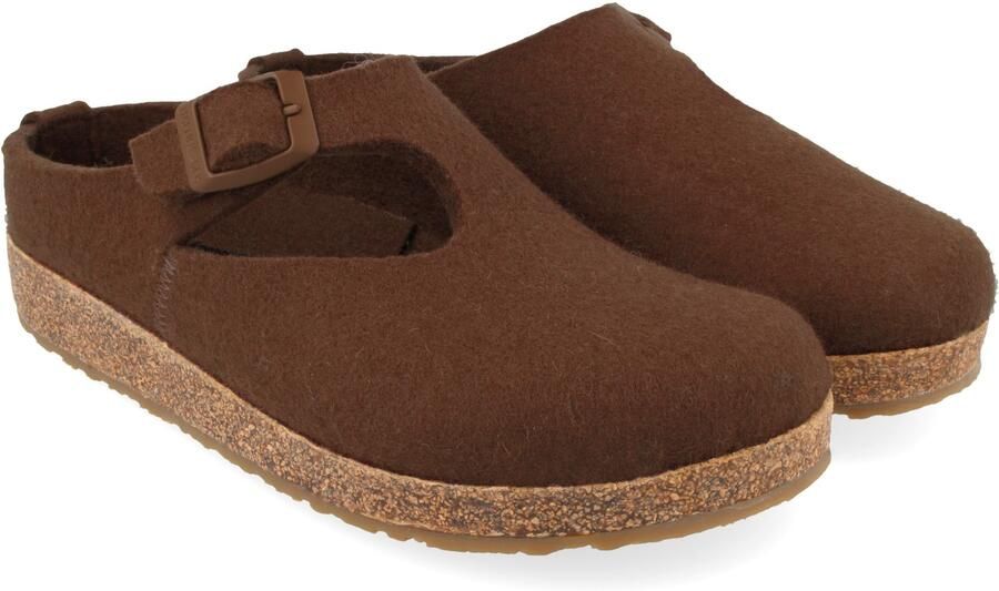 Haflinger Women's Grizzly Sharon Pantoffels bruin