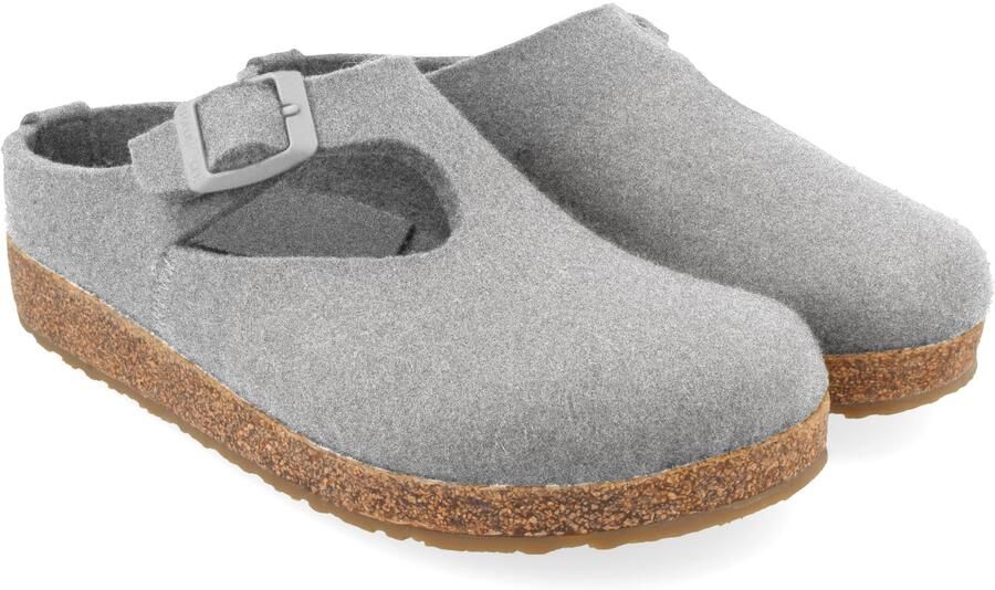 Haflinger Women's Grizzly Sharon Pantoffels grijs