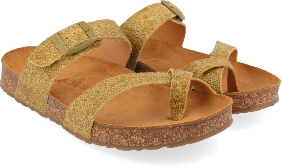 Haflinger Women's Juno Sandalen bruin beige