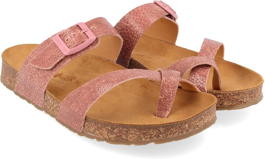 Haflinger Women's Juno Sandalen bruin roze