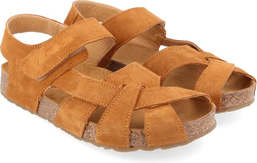 Haflinger Women's Norma Sandalen oranje bruin
