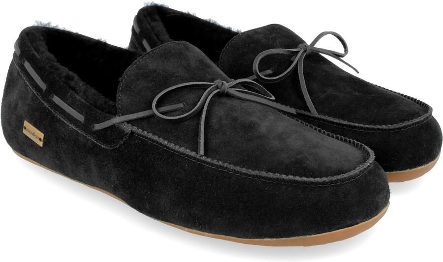 Haflinger Yumah Pantoffels zwart
