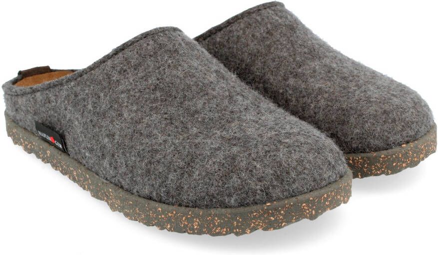 Haflinger Manhattan Pantoffels grijs