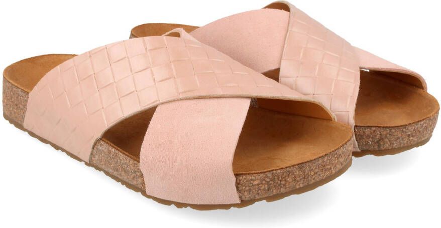 Haflinger Mio Sandalen roze bruin beige