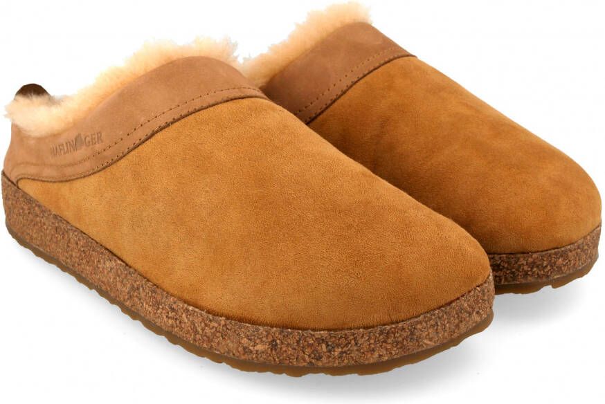 Haflinger Snowbird Pantoffels oranje