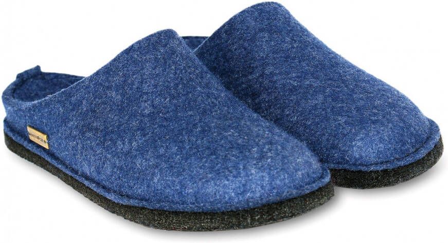 Haflinger Soft Pantoffels blauw