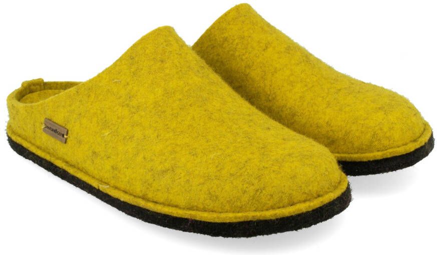 Haflinger Soft Pantoffels geel