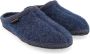 Haflinger Walktoffel Alaska Pantoffels blauw - Thumbnail 2