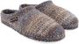 Haflinger Walktoffel Tricoté Pantoffels grijs - Thumbnail 1