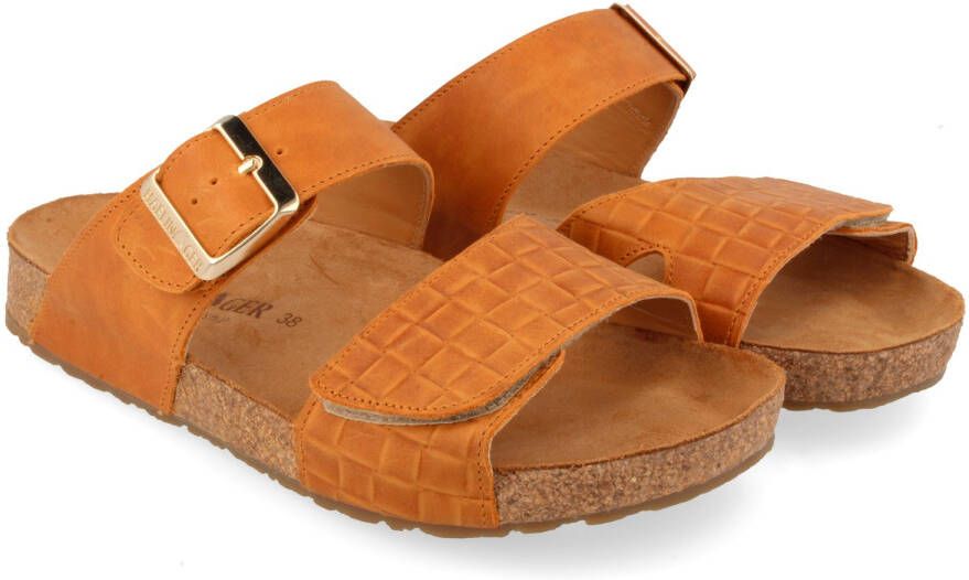 Haflinger Women's Aria Sandalen oranje bruin