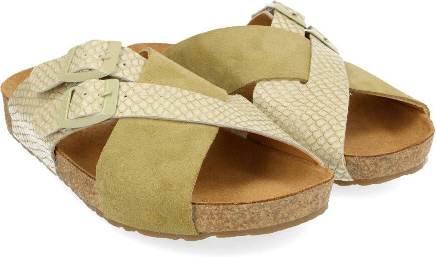 Haflinger Women's Bio Amiga Sandalen beige