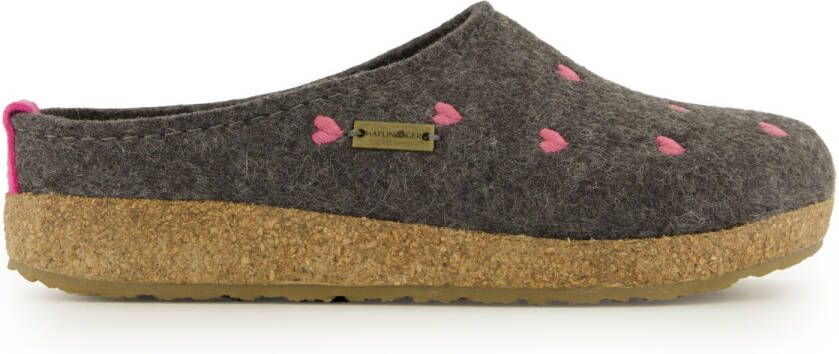 Haflinger Pantoffels CUORICINI ANTRA WOLLFILZ CALZ G - Foto 7